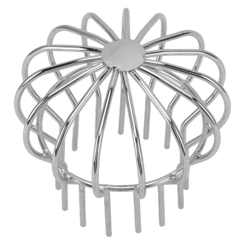304 Stainless Steel Roof Drain Cover Anti-Blocking Rust Proof Gutter Guard Strainer Round Line Cap Drainage Gutter Cleaning Tool