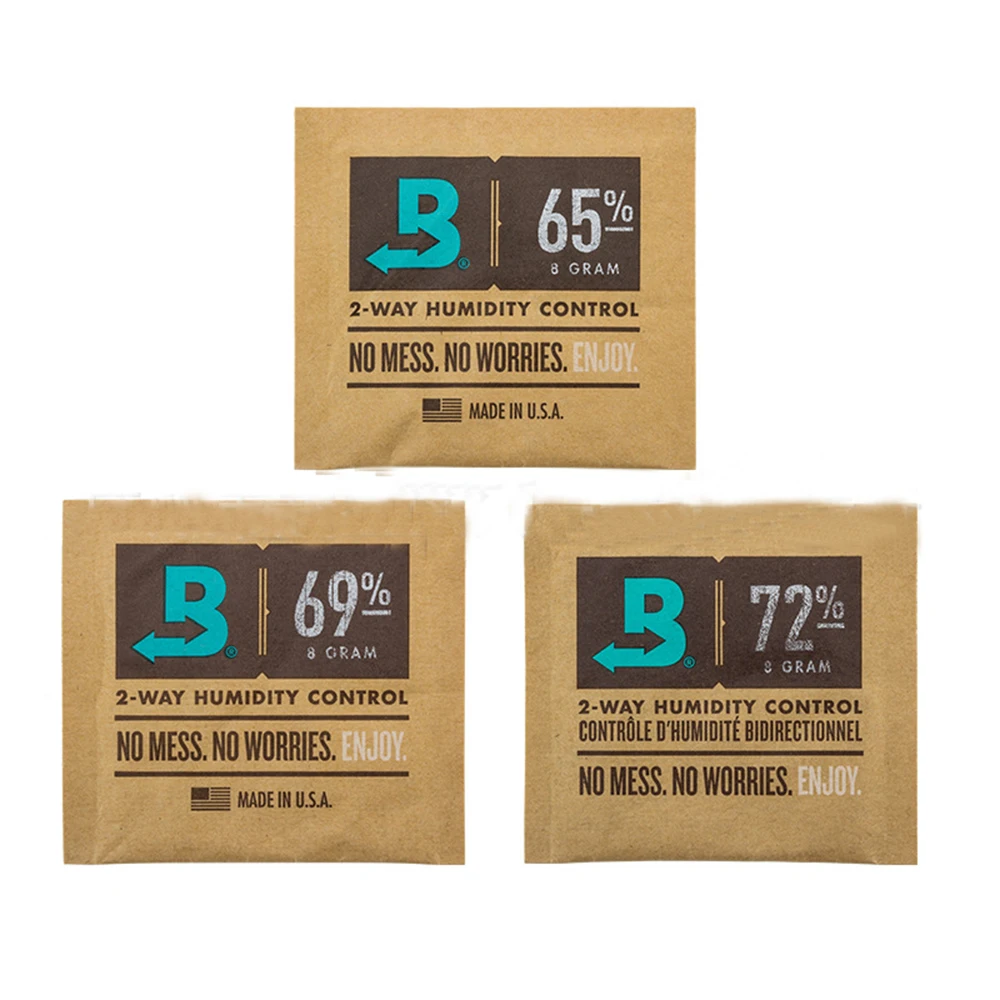 

Humidity Control Ciggar Moisturizing Bag 8g 69% 72% 65% 75% RH Sealed Constant Pouch Holder Ciger Humidor Pack for Dry Herbs