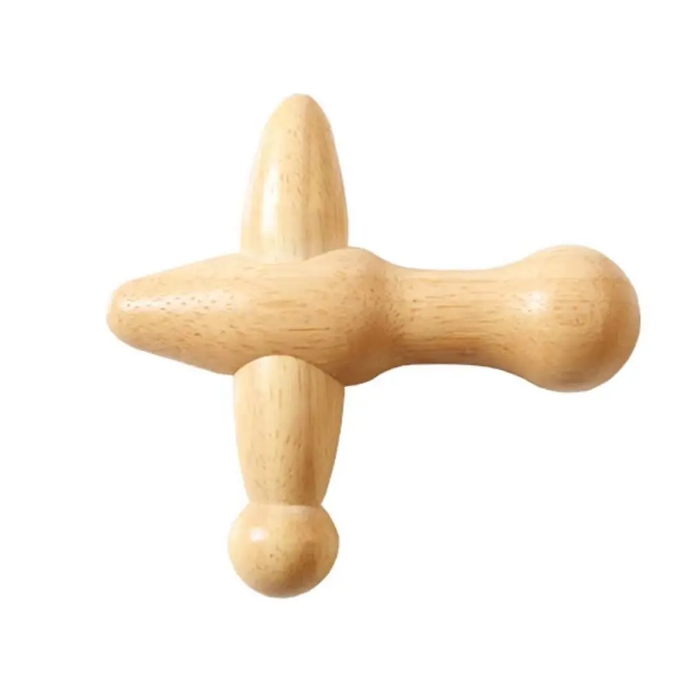 Handheld Wooden Foot Massage Stick Wood Acupressure Trigger Point Massager Smooth Surface Handcrafted Wood Massage Roller