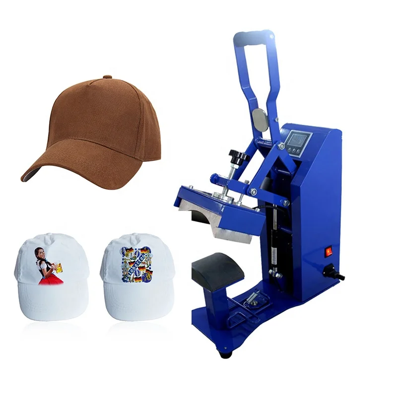 Automatically Open Magnetic Semi-automatic Thermal Transfer Ironing Machine Personality DIY Hat Baking Cap Heat Press