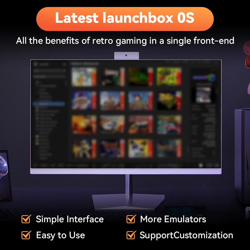 Launchbox 500GB Hard Disk Drive Retro Game HDD&Game controller With 3700+ Retro/3D Games Plug&Play for PS4/PS3/PS2/WiiU/Wii - view 6