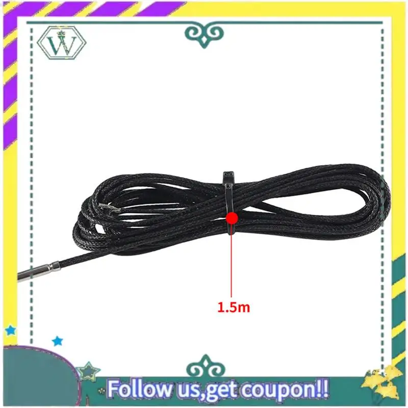 

NEW PT1000 Probe Up To 450 Degree Line 1M Platinum Thermal Resistance Sensor For 3D Printer Volcano/ V6 Heater Block Replacement