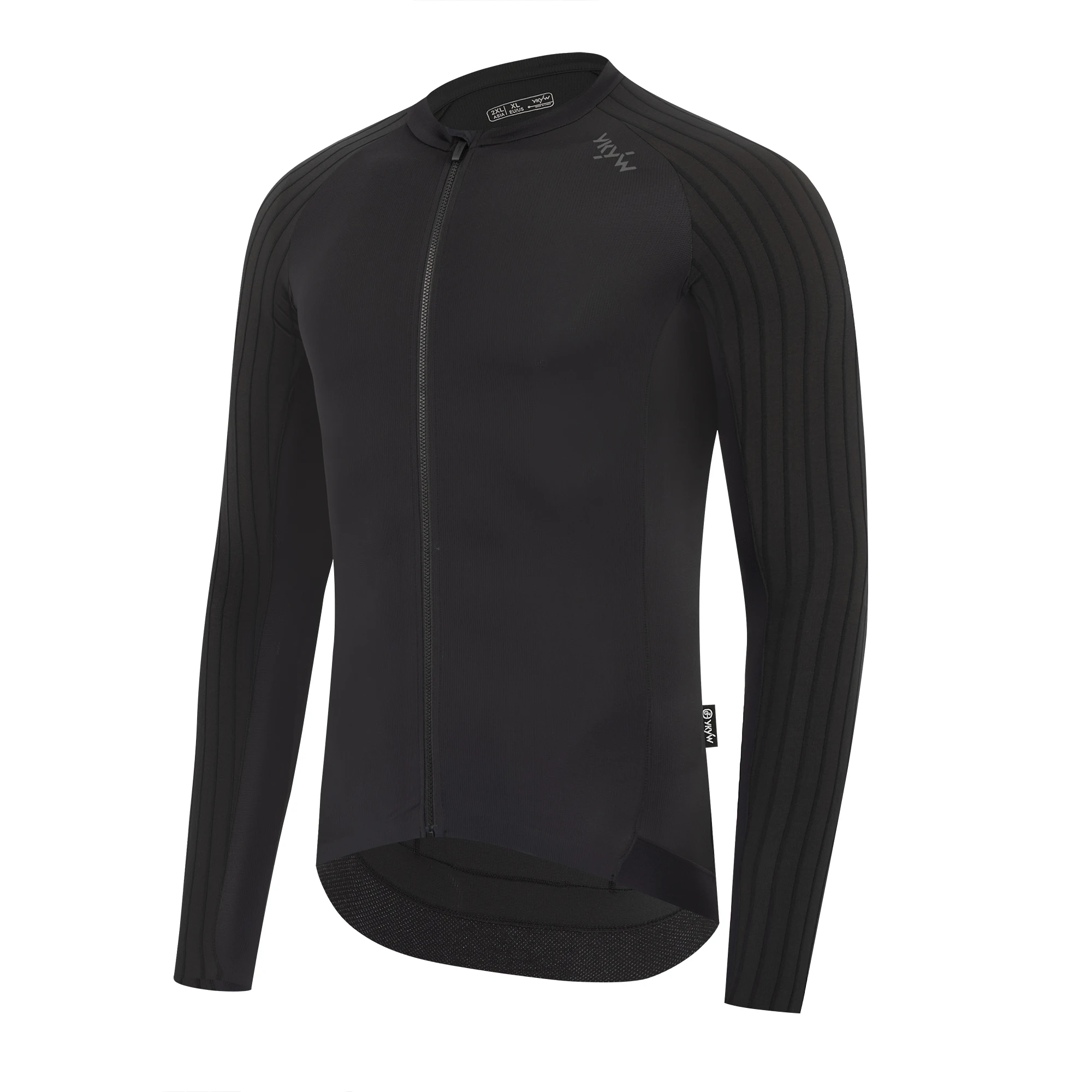 YKYWBIKE Herren-Radtrikot Langarm 2026 Rennrad-Shirt YKK Fahrradtrikot Atmungsaktiv Aerodynamisch Raglan-Ärmel – Detail 25
