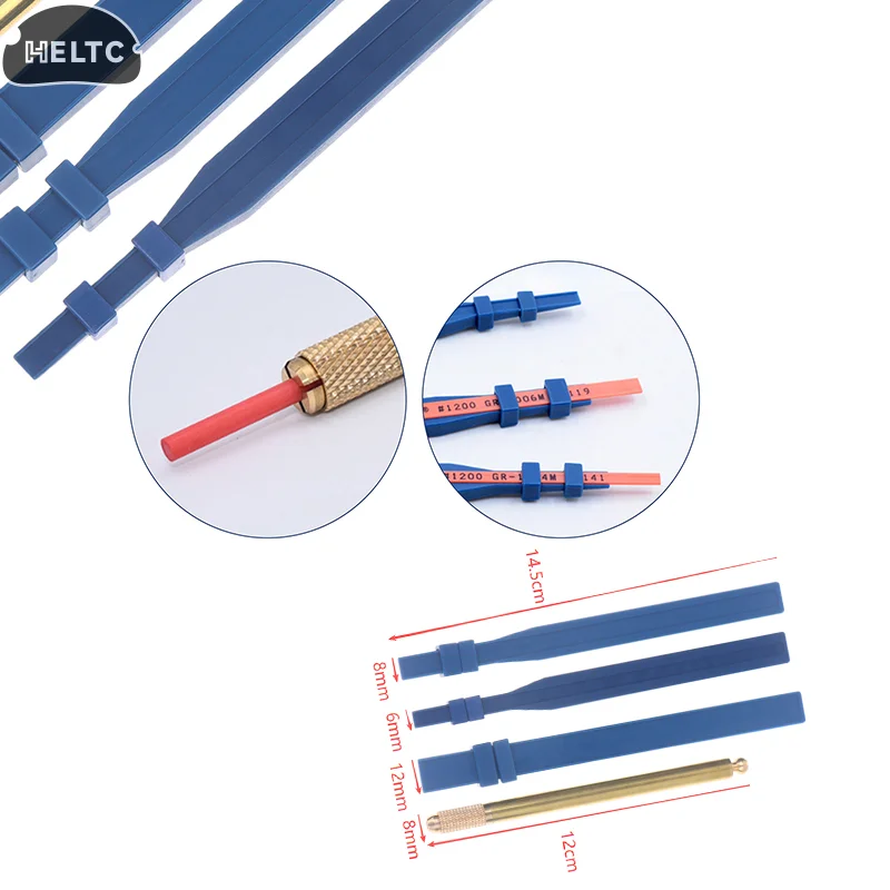 1 قطعة حامل مشابك من حجر الزيت مقبض للألياف حجر الزيت سوبر قالب سيراميك أدوات الطحن مشبك حجر زيت الألياف