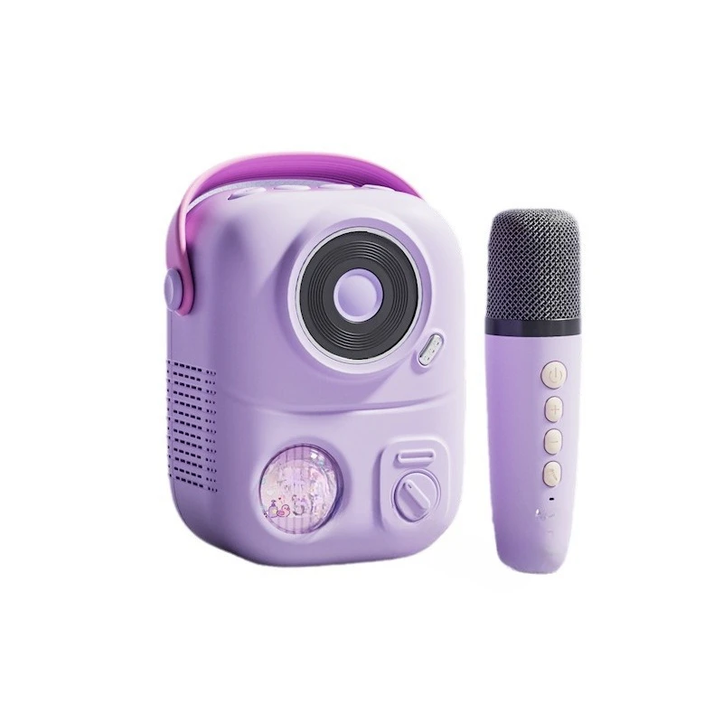 

Microphone audio integrated microphone wireless bluetooth speaker home singing outdoor k song and girls