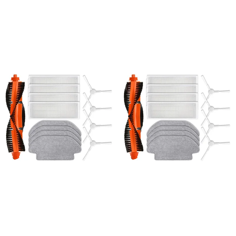 

EYFL-2 Set For Xiaomi Robot Vacuum S10 Replacement Spare Parts Accessories Main Side Brush Hepa Filter Mop Cloth Rag