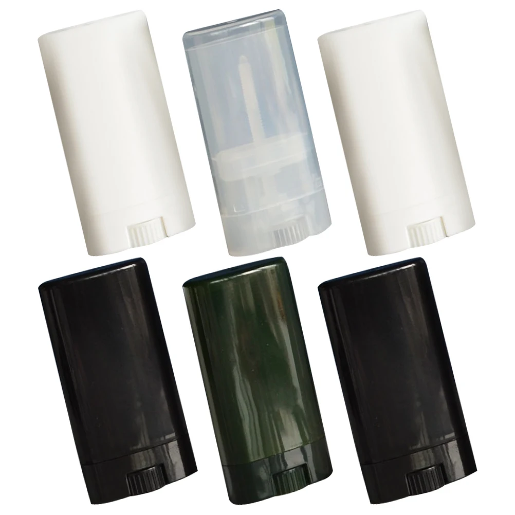 6 Tubos Vacíos para Lápiz Labial, Envases Portátiles de Alta Calidad para Bálsamo Labial DIY, Recargables, para Viajes, Maquillaje