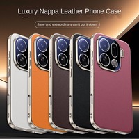 For OPPO Find X9 X9 Pro, premium leather with full lens protection shockproof and drop-proof phone case