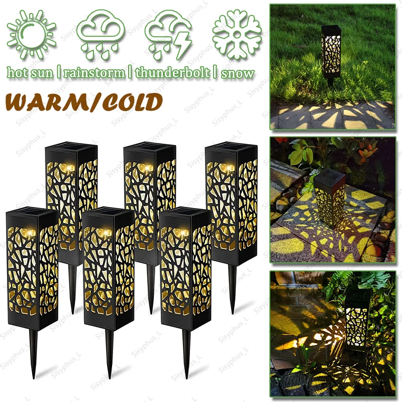 

Solar Garden Lights Waterproof Outdoor Lawn Lamp Spotlight Pathway Landscape Solar Underground Light Decor Street Lighting