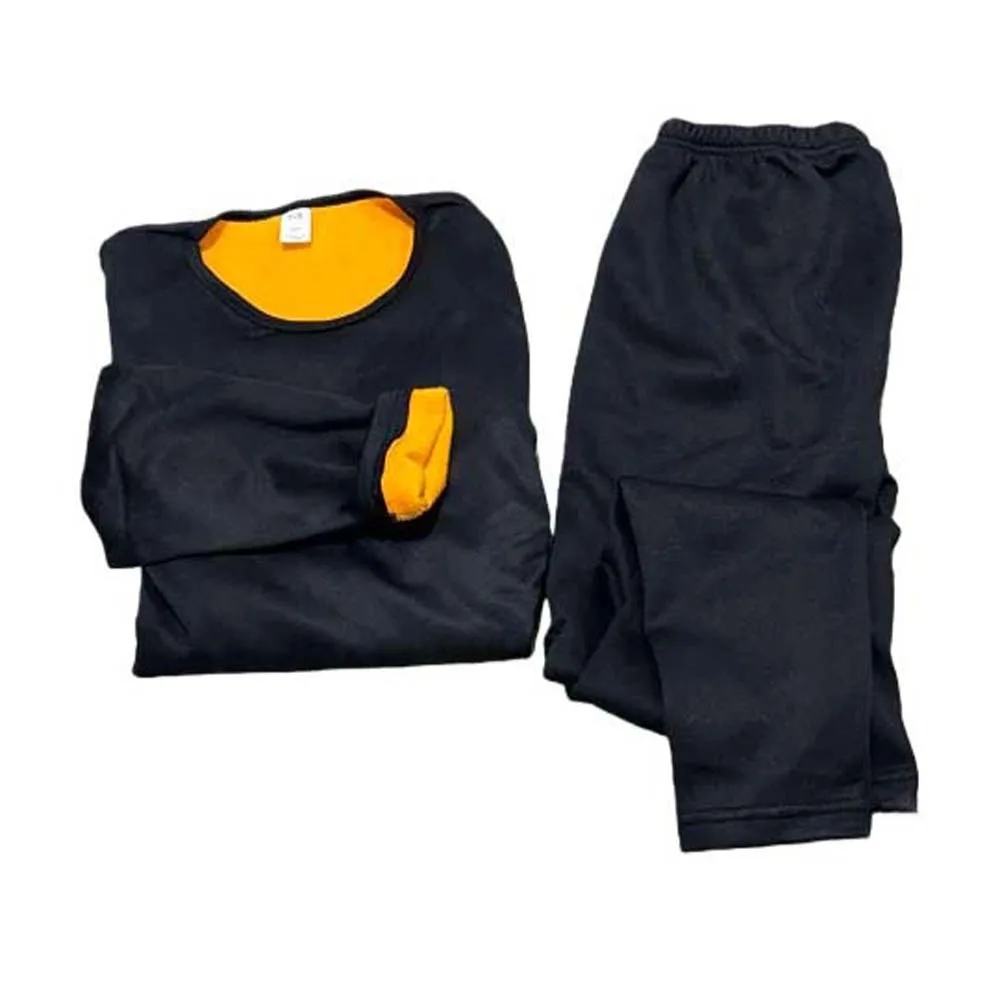 Tops/Pants Women Warm Thermal Underwear Round Neck Thickened Thermal Clothes Set Invisible Lingerie Warmth Long Pants Lady