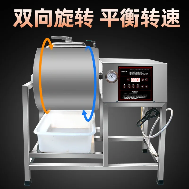 Commercial Vacuum Fried Chicken Blender Small Roller Kneading Machine Marinating Vegetable