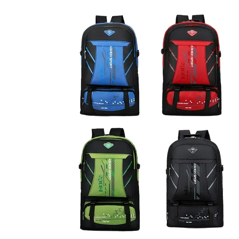 65 Liters Large Capacity Backpack Sports Outdoor Travel Men and Women Climbing Luggage Bag Multi-Compartment