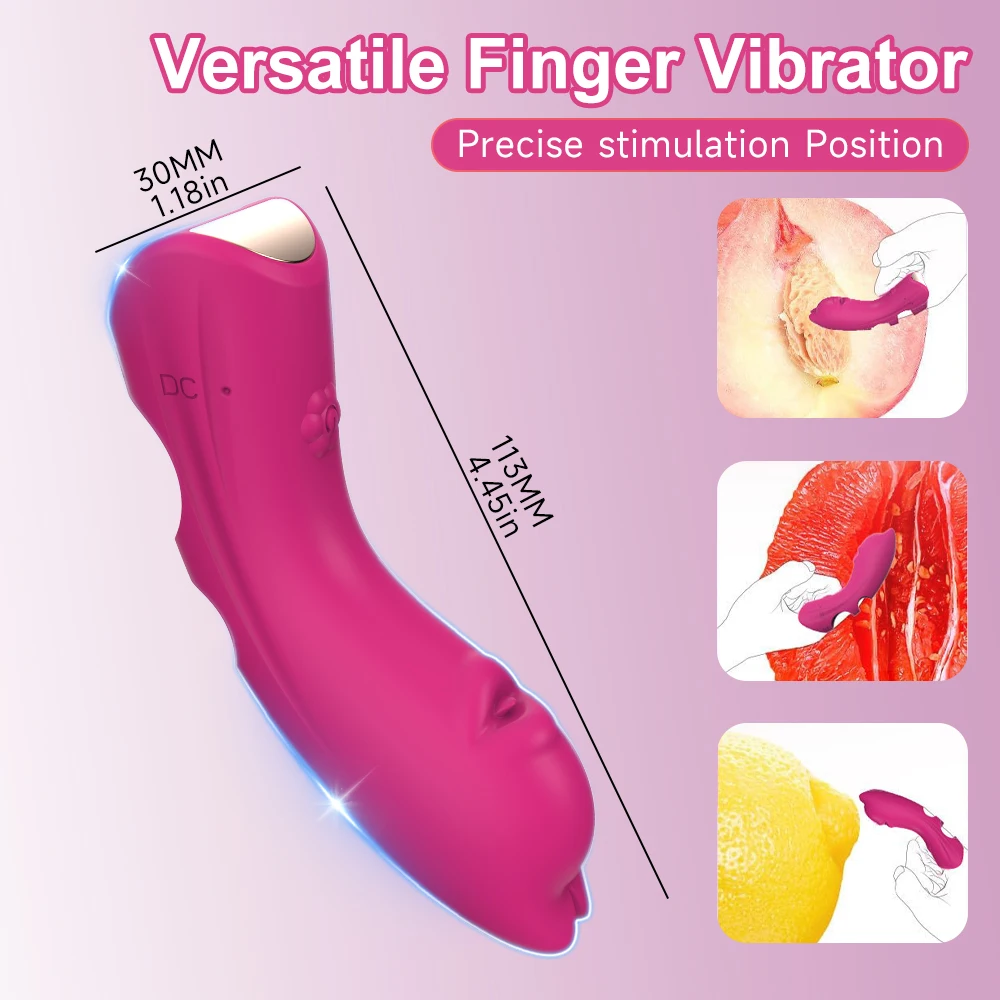Finger Vibrator 10 Vibrating Modes Bullet Nipple G Spot Clitoral Stimulator  Rechargeable Clit Vibrators Female Sex Toy for Women - AliExpress 66