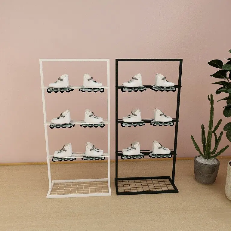 Roller skates display storage floor roller skates  speed shoes adult children universal shelf view 5