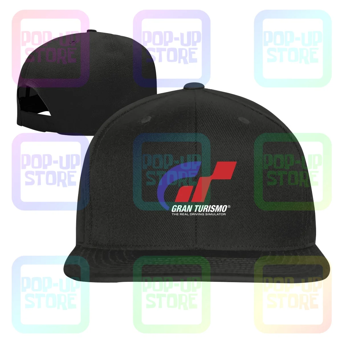 Gran Turismo Racing Simulation Game Snapback Cap Baseball Caps Style Splicing High Quality