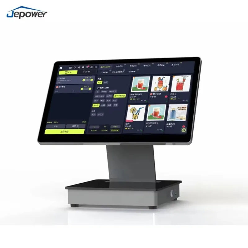 15.5 Inch All-in-One POS Hardware DDR4 LCD Touch Screen Terminal Supermarket Cash Counting System Jepower S82 for Retail Stores