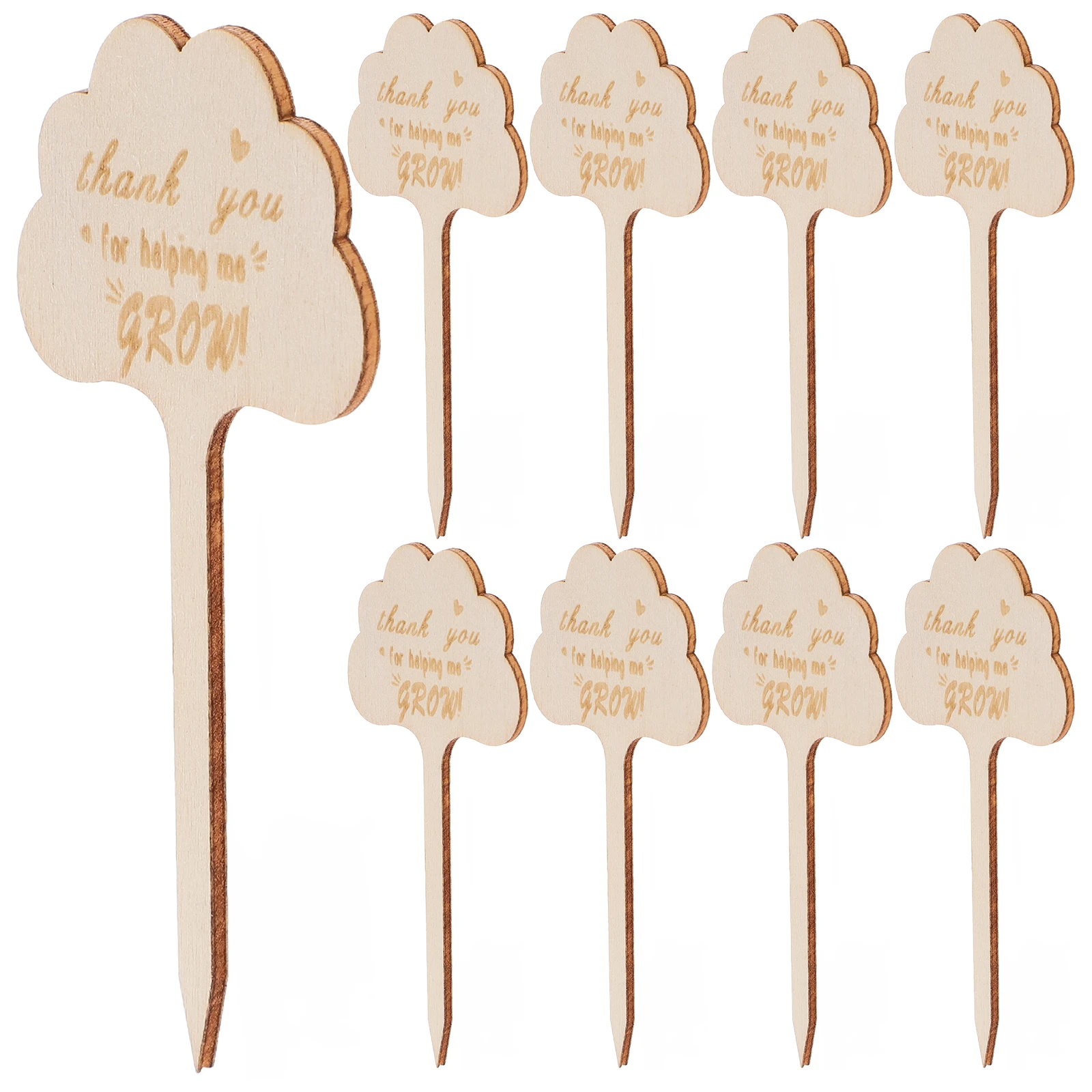

25pcs Plant Labels for Garden Bamboo Wood Writable Tags Signs Succulent Markers Pot Label Stakes Flower Plaque