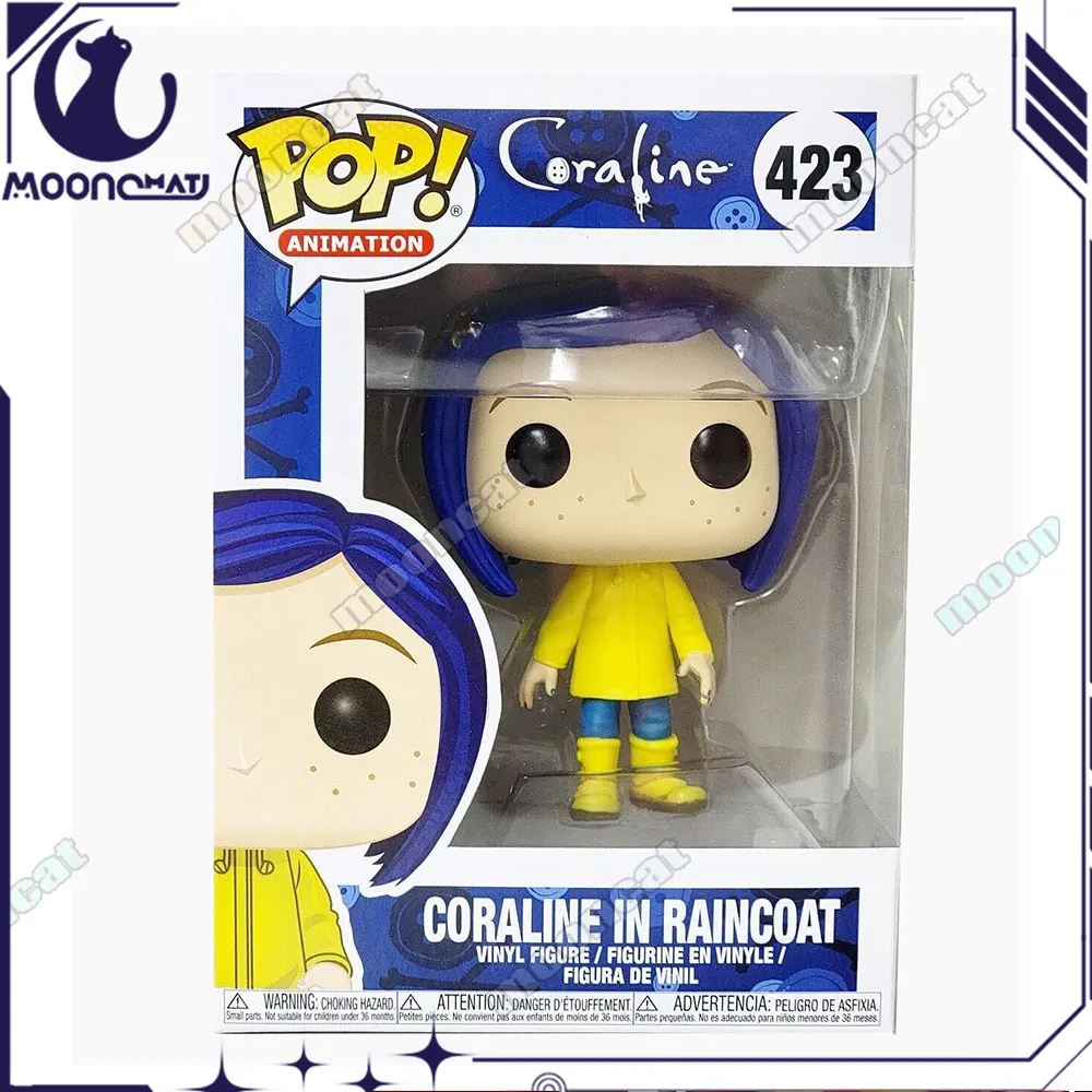 Funko Pop Caroline Action Figures 423 Caroline Big Head Doll Statue Coraline The Secret Door Anime Figure Collect Desk Decor Toy