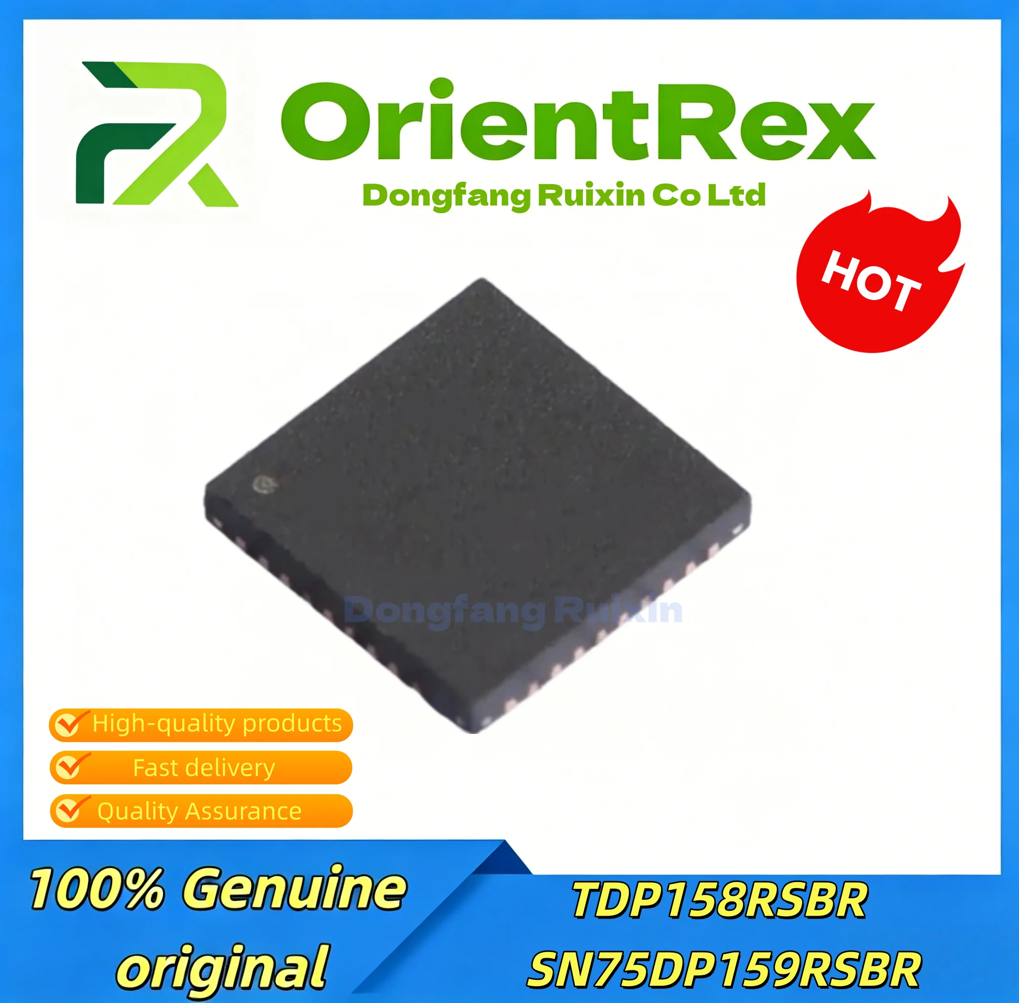 (2-10piece)100% New TDP158 TDP158RSBR SN75DP159RSBR SN75DP159RGZT SN75DP159 75DP159 5mm*5mm 7mm*7mm QFN-40 QFN-48 Chipset