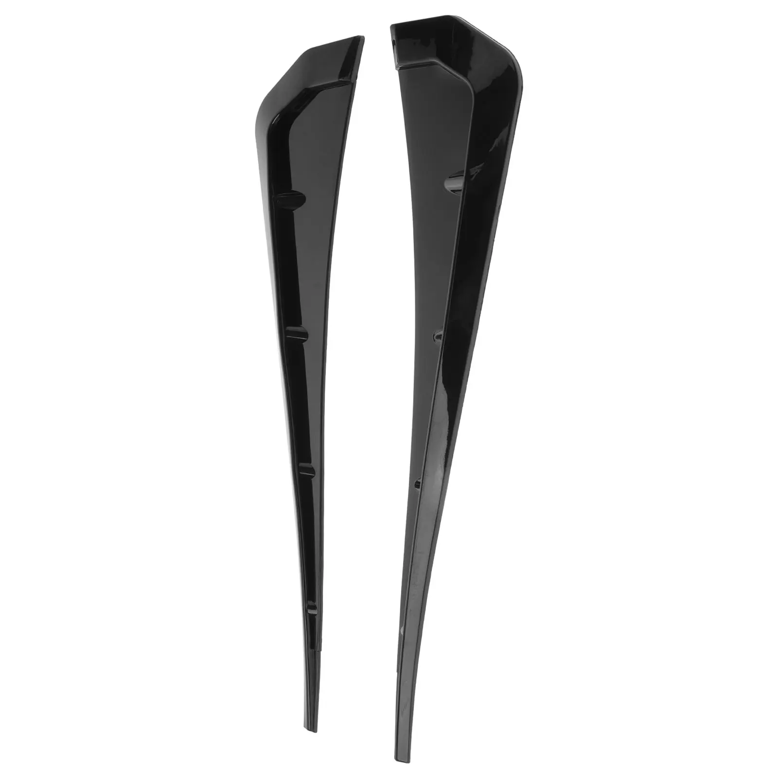 

2pcs Car Side Vent Sticker Automotive Exterior Accessories Air Vent Decor Cover For Universal Vehicle Spoilers Trim