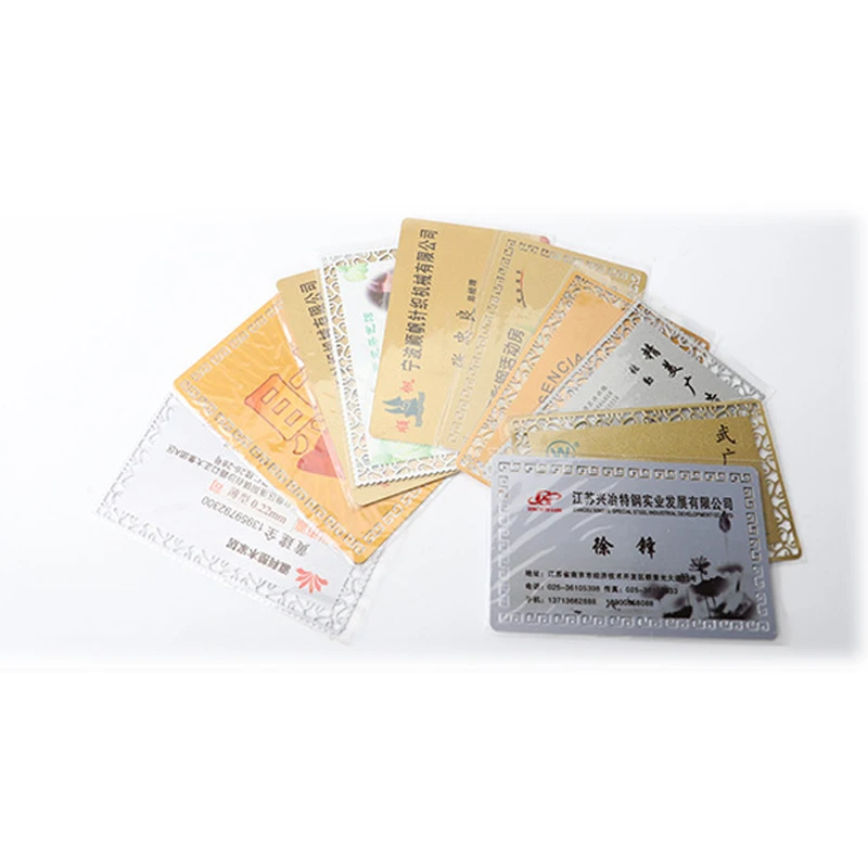 

100 шт. сублимационные металлические визитные карточки для офиса и школы - оптовая упаковка, металлические карточки профессионального класса