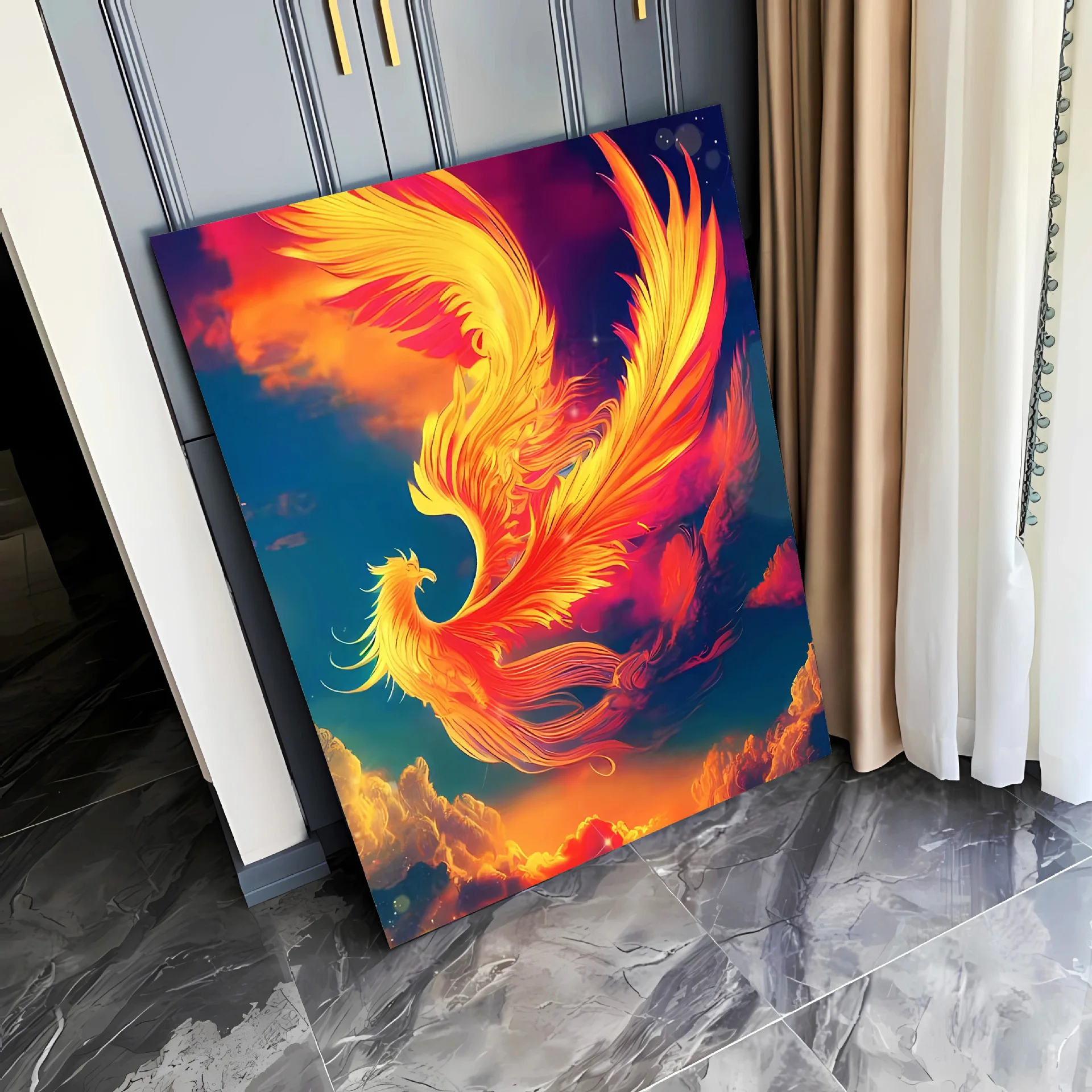 

4744091 Digital oil painting living room decorative painting sofa background wall hanging painting