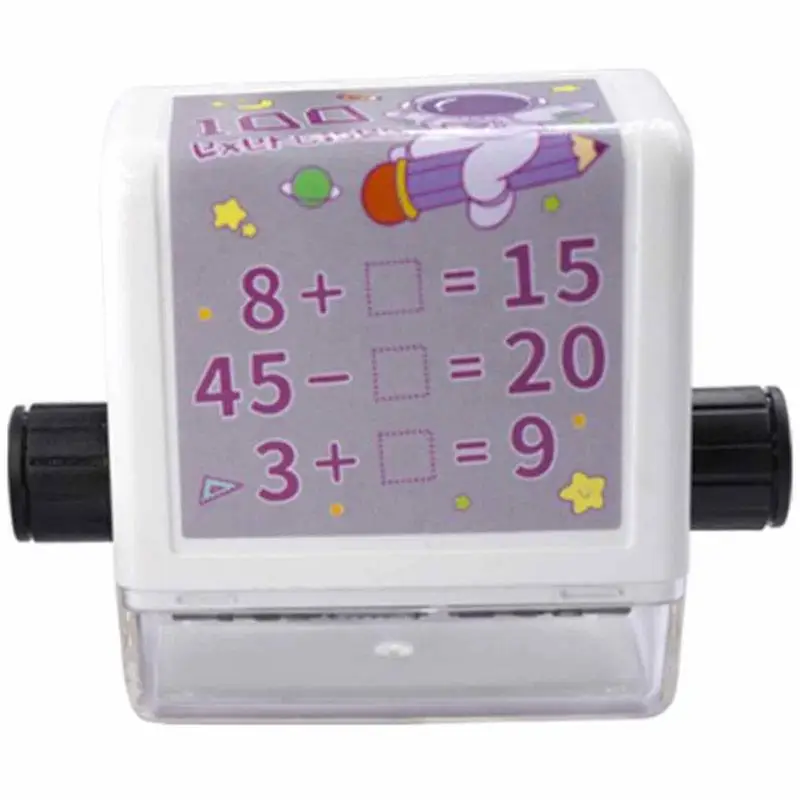 Smart Math Roller Stamps For Kids Math Roller Stamp For Addition Subtraction Multiplication Division Within 100 Teaching Math
