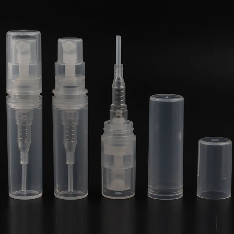 2ml plastic mini perfume sprayer bottle mini portable small plastic fine mist spray bottles