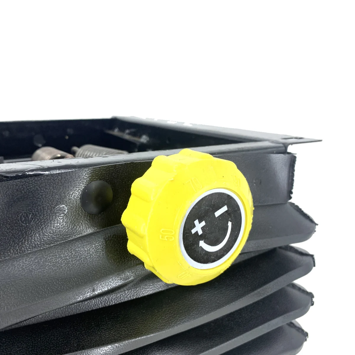 Base de suspensão mecânica do conjunto do assento do veículo de construção do airbag da absorção de choque do assento do carregador