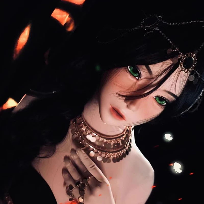 Customized Female Sweet Girl Resin Half Head/Full Head OR Kigurumi BJD Eyes Crossdress Cosplay Japanese Anime Role Mask