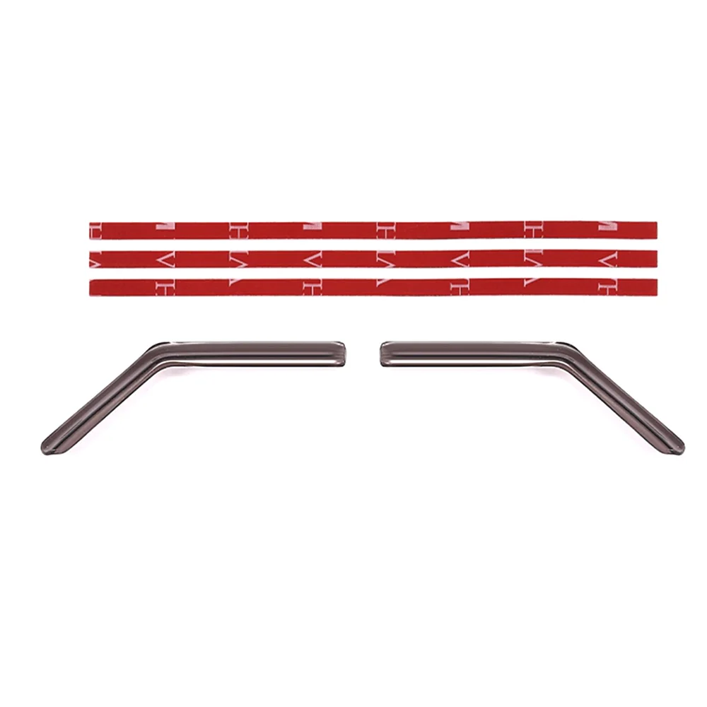 BAAA-visera acrílica para ventana, protector contra la lluvia, decoración Deflectora para WPL C14 C24 C24-1 1/16 RC, piezas de mejora de coche, accesorios