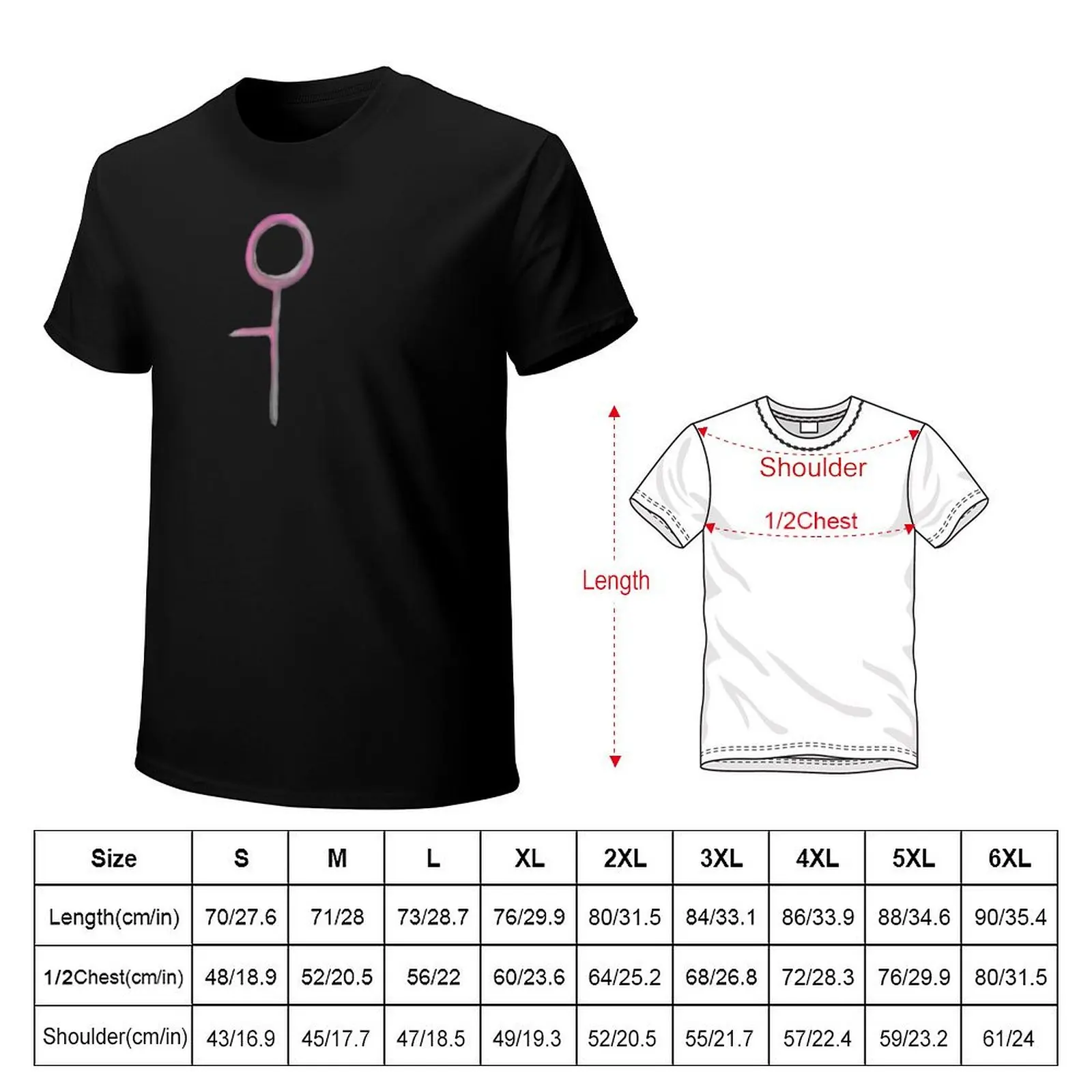 DemiGirl DemiWoman DemiFemme Non-Binary Pride T-Shirt Work Style Casual T-Shirt