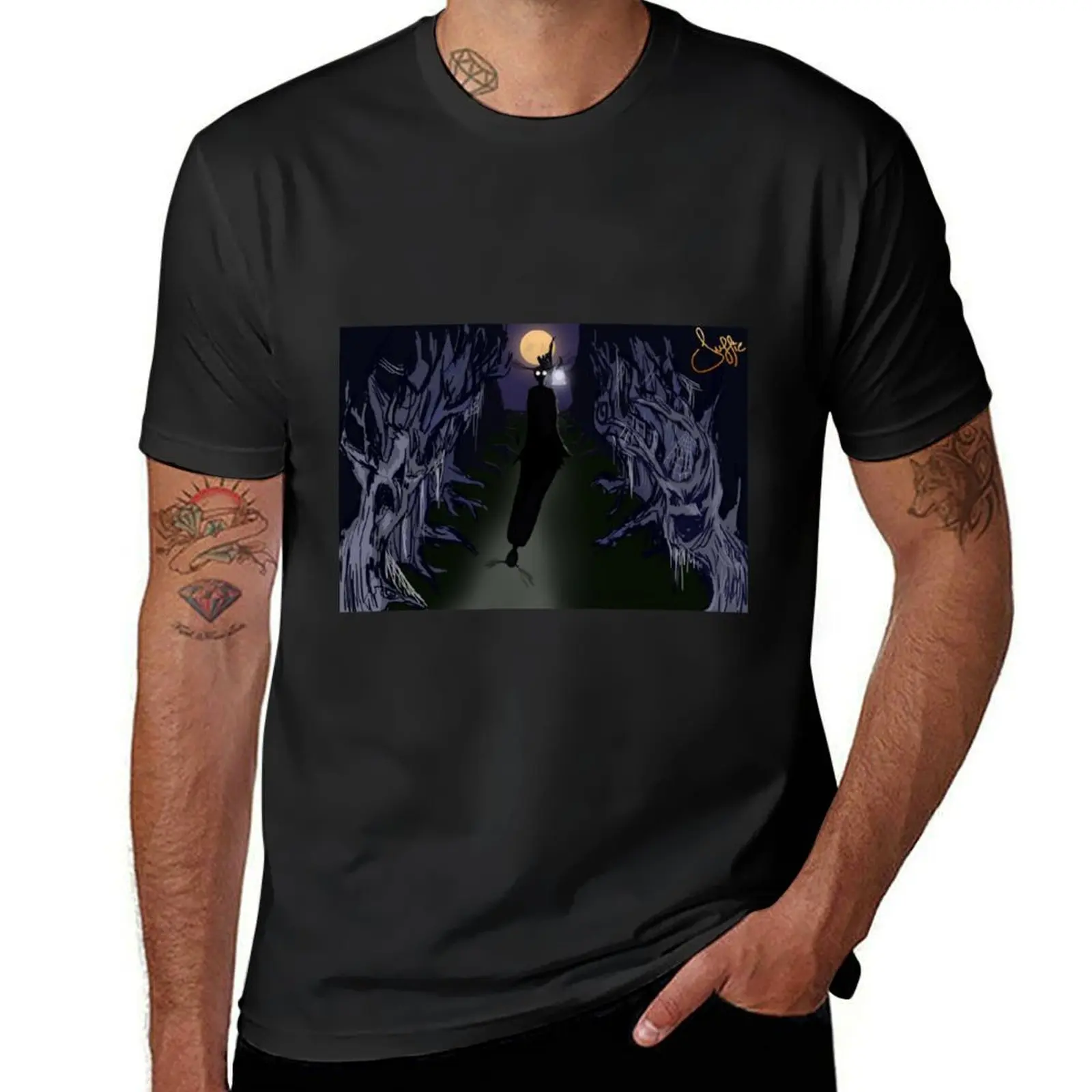 

The Forest Sings Bass T-Shirt customs design your own plain customs graphics Men's t shirts