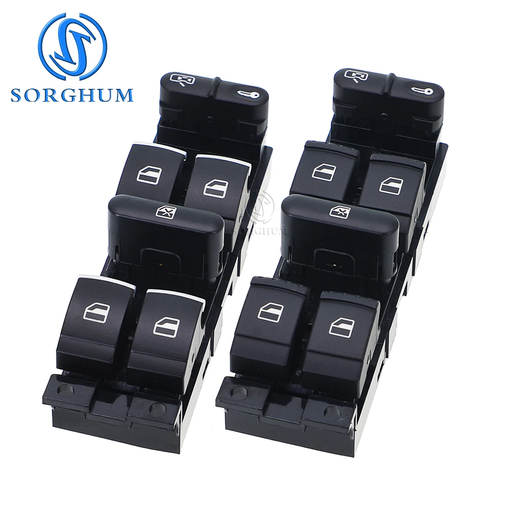 1J4959857D 1J4959857C 3BD959857 Driver Power Window Switch For VW Bora Jetta Golf MK4 Audi A3 A6 Seat Leon Skoda Fabia Passat B5