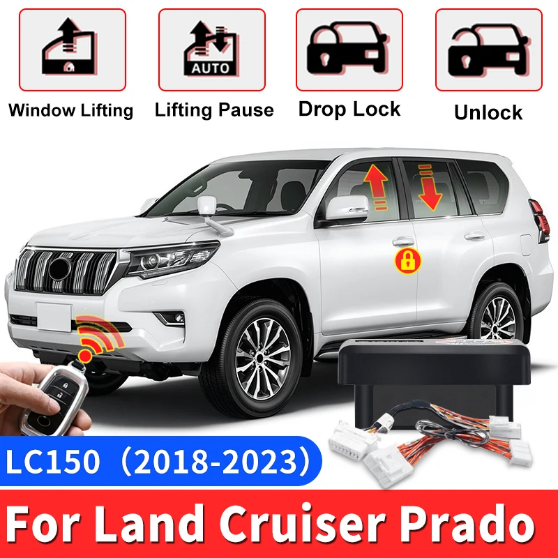 Automatic Closed Window + Lock Door OBD Module for Toyota Land Cruiser 150 LC150 FJ150 2018-2023 2022 2021 Interior Accessories