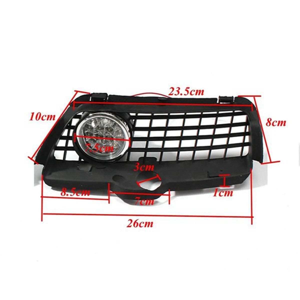 Car Bumper LED Fog Light Lamp Grille Cover Protect for MK3 Golf 1992 1993 1994 1995 1996 1997 1998