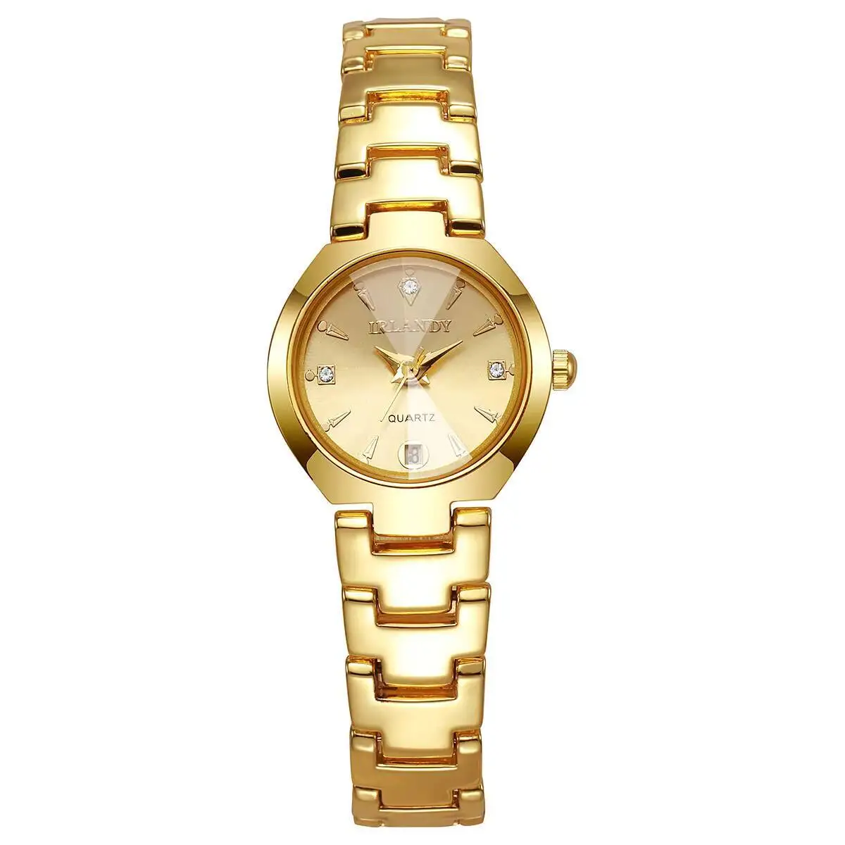 Luxury Women's Small Dial Quartz Wristwatch, Gift Idea