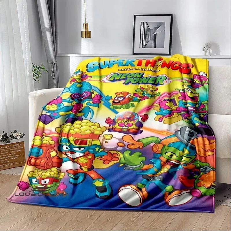 2026 Cute Cartoons Super Zings Blankets Picnic Blanket Warm Flannel Blankets Soft And Comfortable Blanket Bed Linings Birthday G