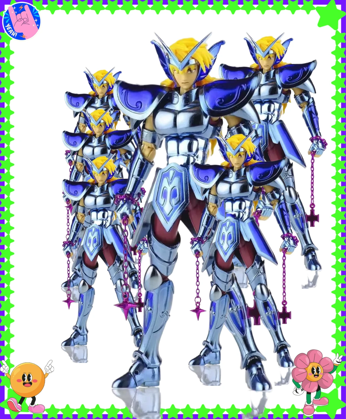 

Модель CS Saint Seiya Knights of Zodiac Myth Cloth EX Silver Saint Cepheus Albiore Daidalos Коллекционная фигурка премиум-класса