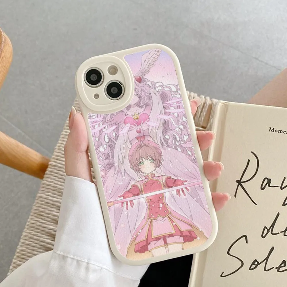 CardCaptor Sakura Anime Phone Case Hard Leather For iPhone 14 13 12 Mini 11 14 Pro Max Xs X Xr 7 8 Plus Fundas