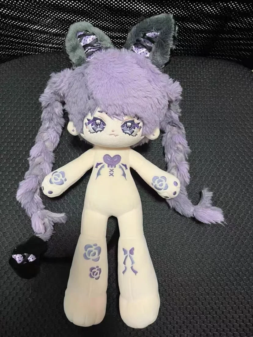 Plushie Monster Purple Hair Demon Devil 30cm Doll Toy Body Stuffed Game Cosplay Kids Gift Cute X Limited