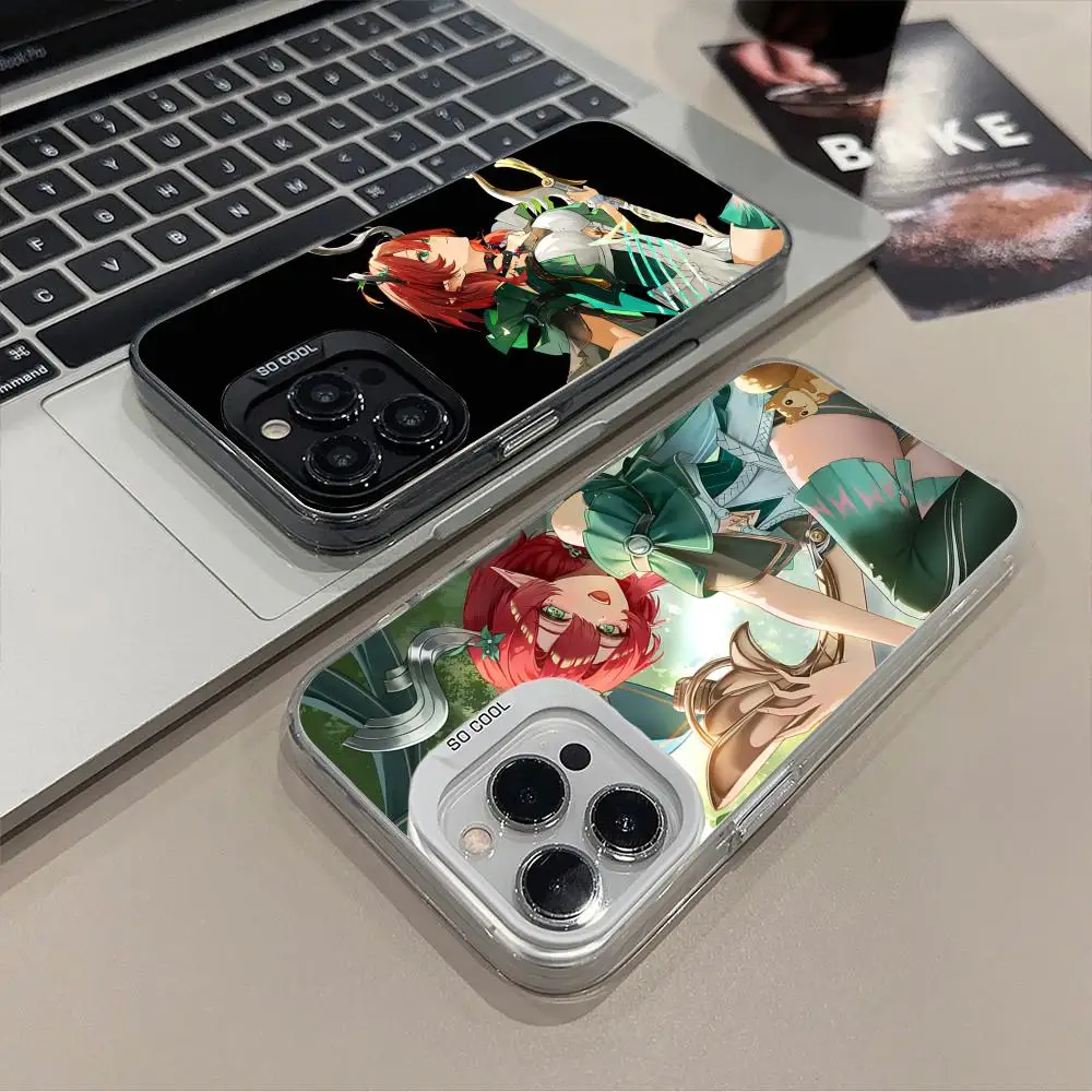 

Wuthering Waves Ciaccona Phone Case for iPhone 17 16 15 14 13 12 11 X XR XS Air Pro Max Plus Black Colorful Silver Cover