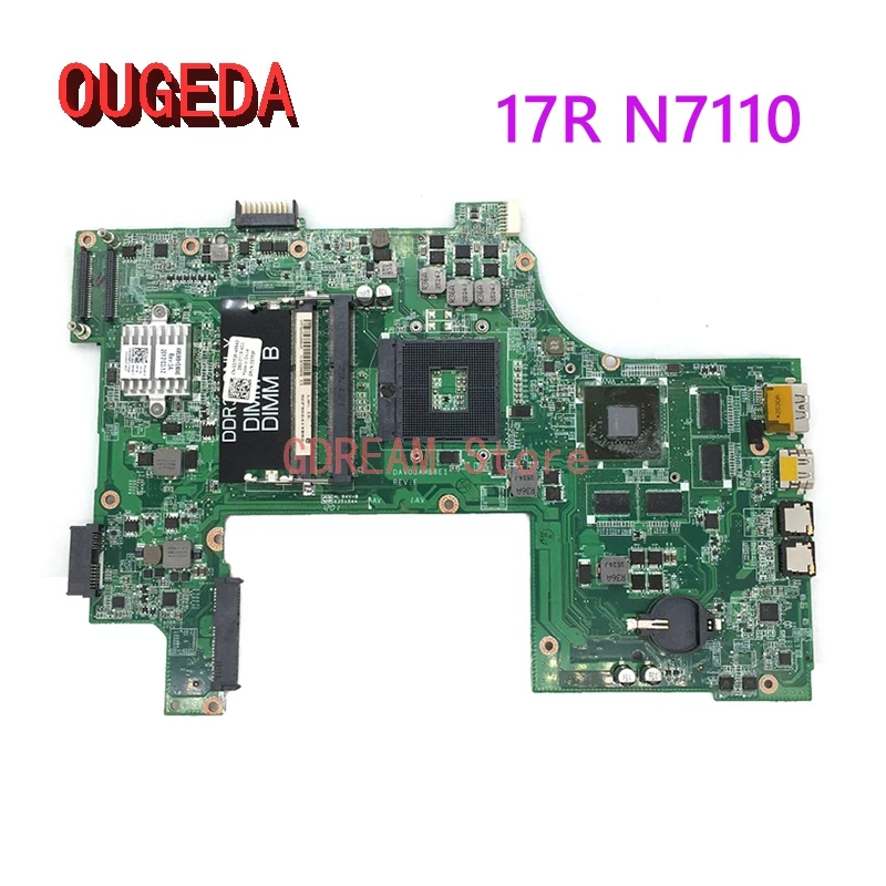 

OUGEDA DAV03AMB8E0 CN-037F3F 037F3F 37F3F For Dell Inspiron 17R N7110 Laptop Motherboard HM67 DDR3 GT525M GPU full tested