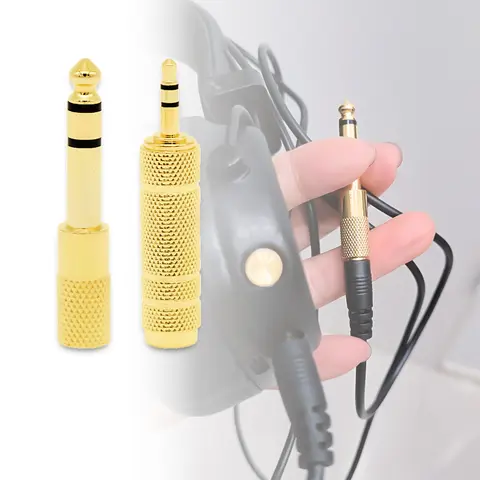 3.5mm ~ 6.5mm 남성-여성 오디오 어댑터 6.5 플러그 3.5 잭 스테레오 AUX 변환기 스피커 휴대 전화 기타 액세서리