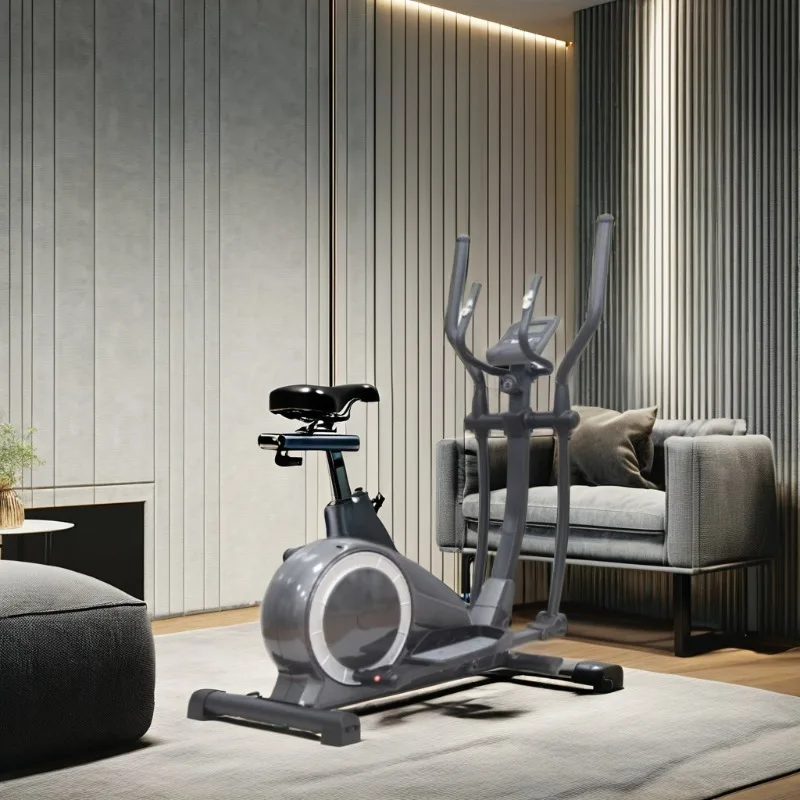 

High Quality Steel Material Cross Trainer Home Fitness Electric Elliptical Bike Exercise Machine Magnetic Brake Home Gym Use