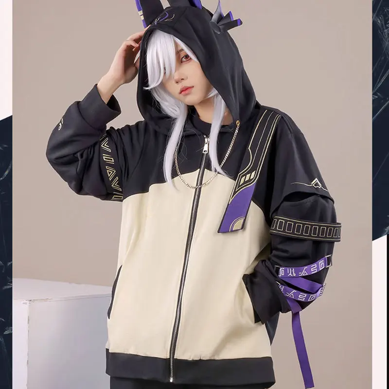 Three points original God around cos Tinari Sanosha Sea son cosplay male hoodie derivative suit