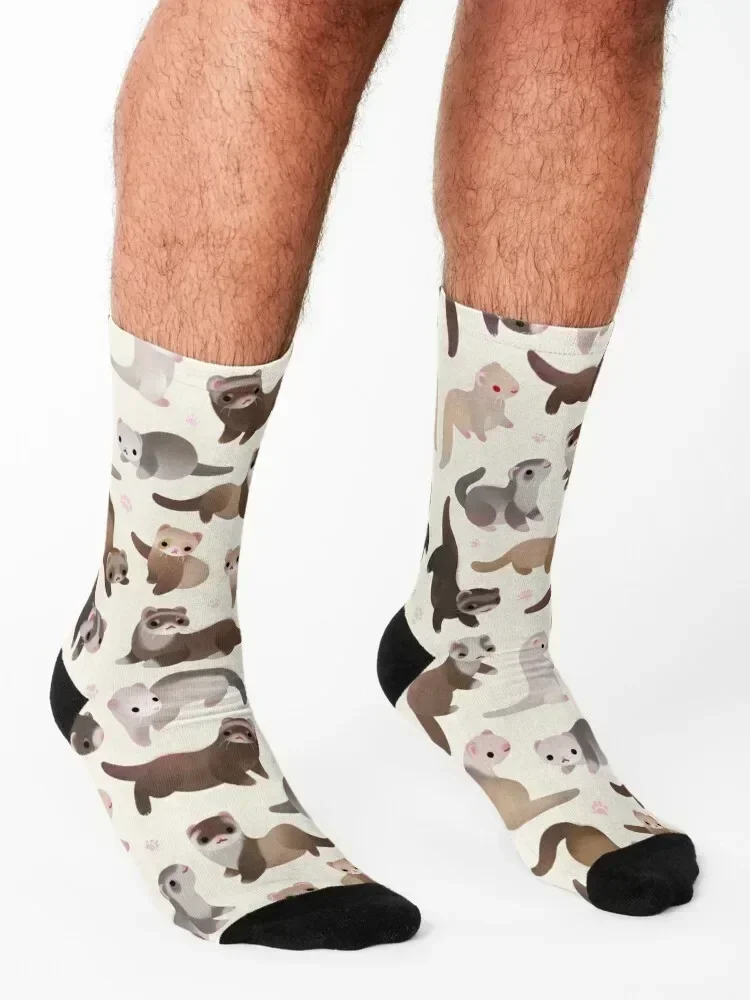 Ferret - جوارب مشرقة للكاحل، جوارب صيفية مضغوطة احترافية للجري، جوارب للرجال للسيدات