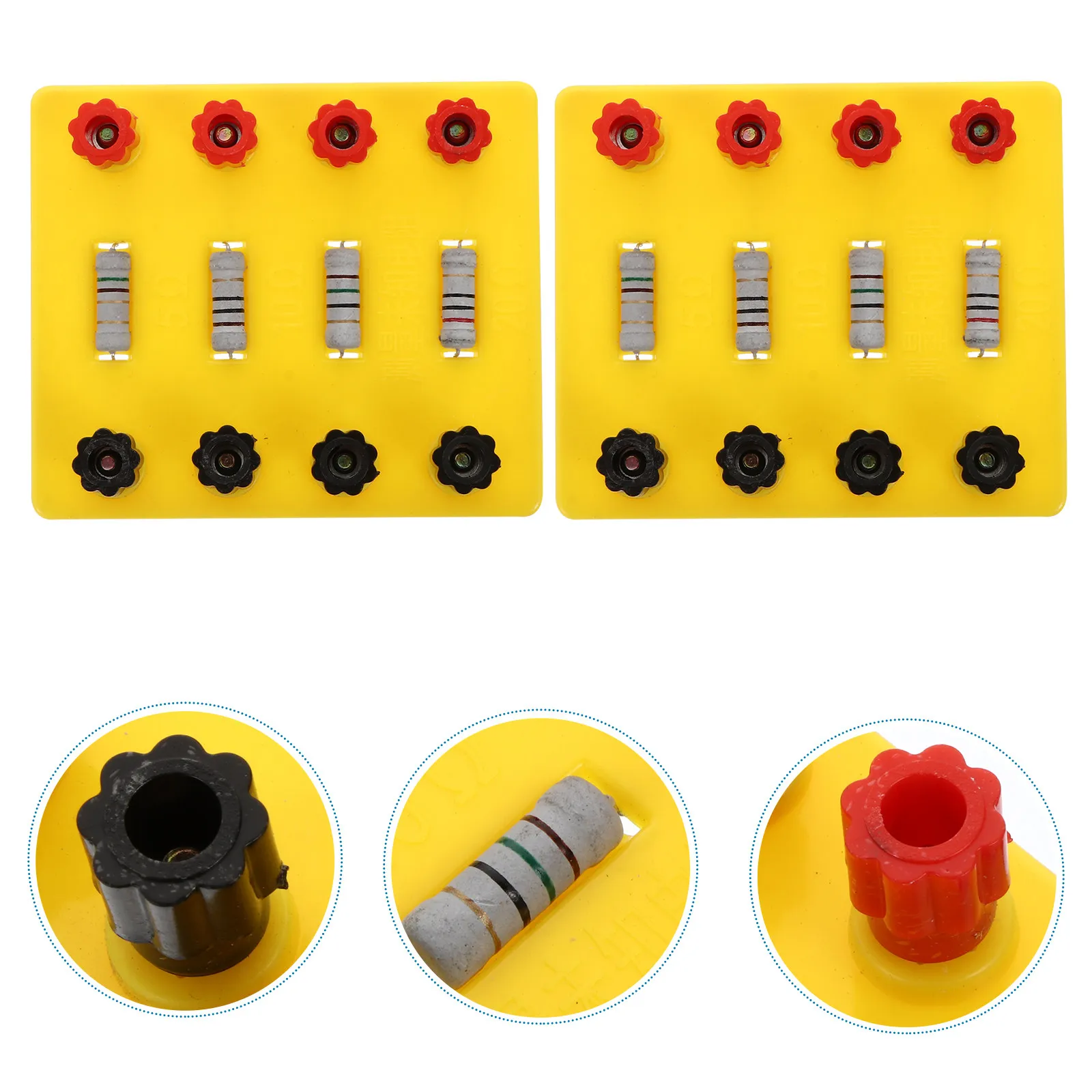

2Pcs Experimental Resistor Student Experimental Tool Physics Teaching Equipment Fixed Value Resistor Electricity Learning Supply