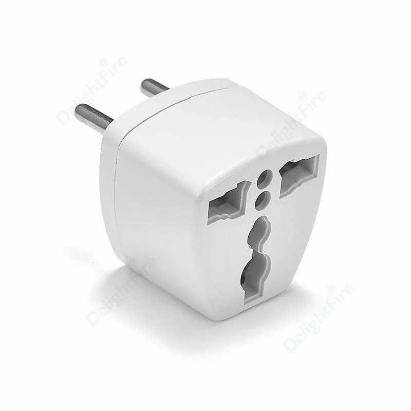 1pcs EU Europe Plug Adapter Universal EU US UK To Spain France Travel Adapter Electrical Socket Plug Converter Power Charger