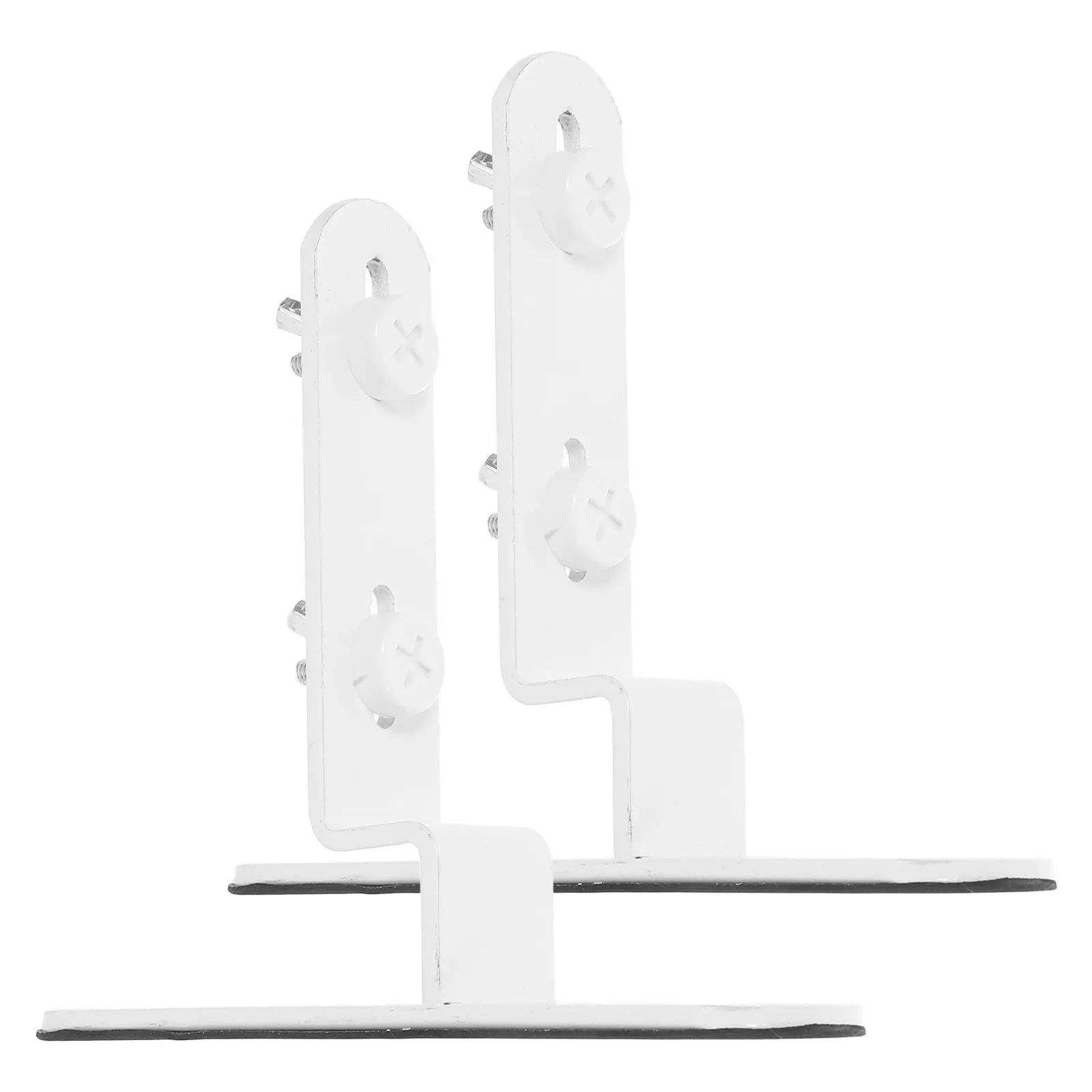 2Pcs Desktop Pegboard Mount Metal Countertop Support Bracket Vertical Space Saver for Studios Offices Pegboard Attachment